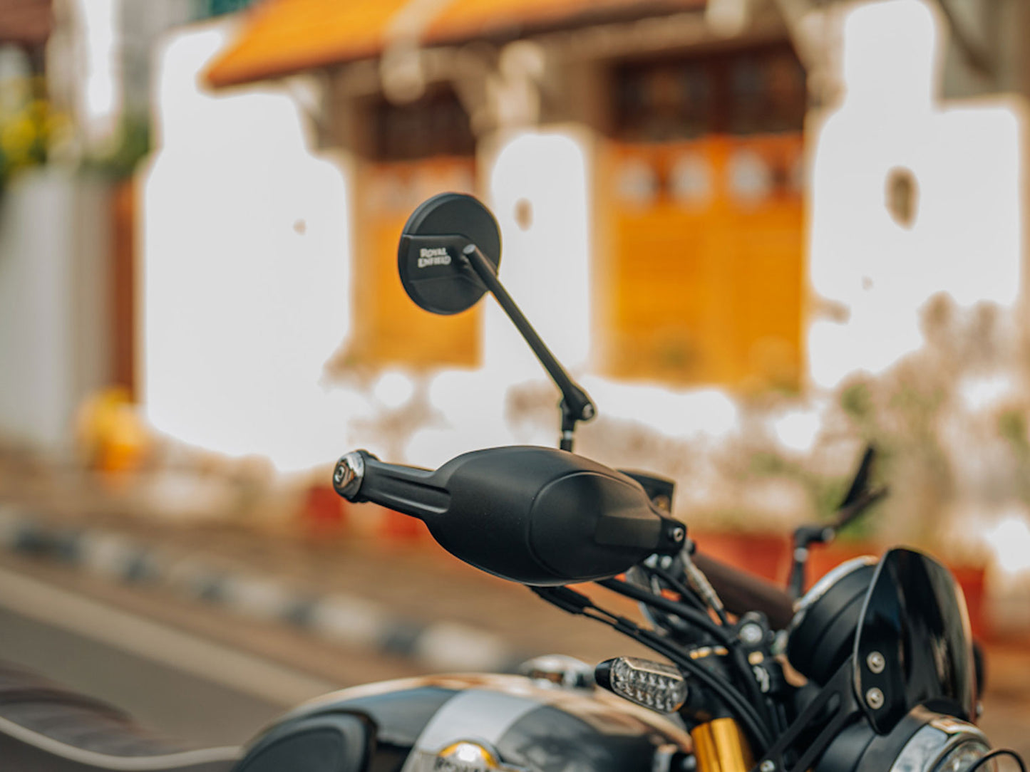 Genuine Royal Enfield Bear 650 Touring Mirror Black KXA00435