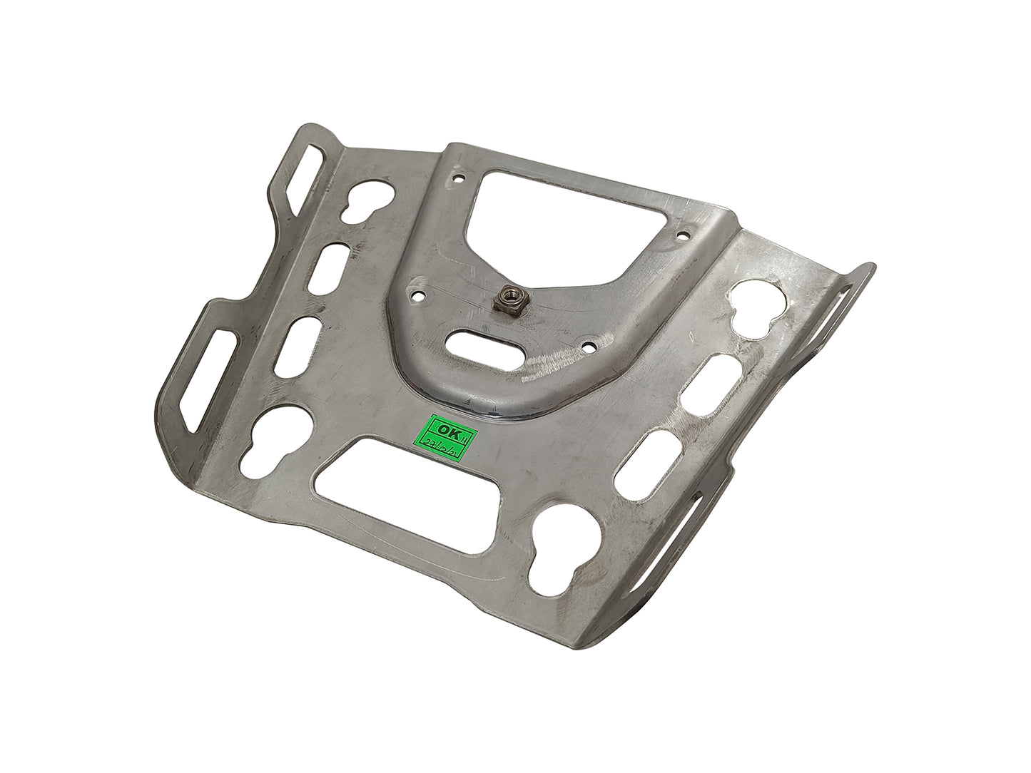 Genuine Royal Enfield Himalayan 450 Top Box Mount Rack Plate Silver KXA00434