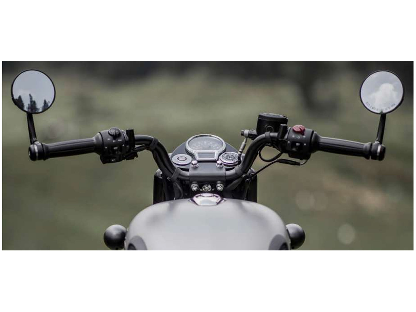 Genuine Royal Enfield Classic Reborn 350 Bar End Mirror With Mounts
