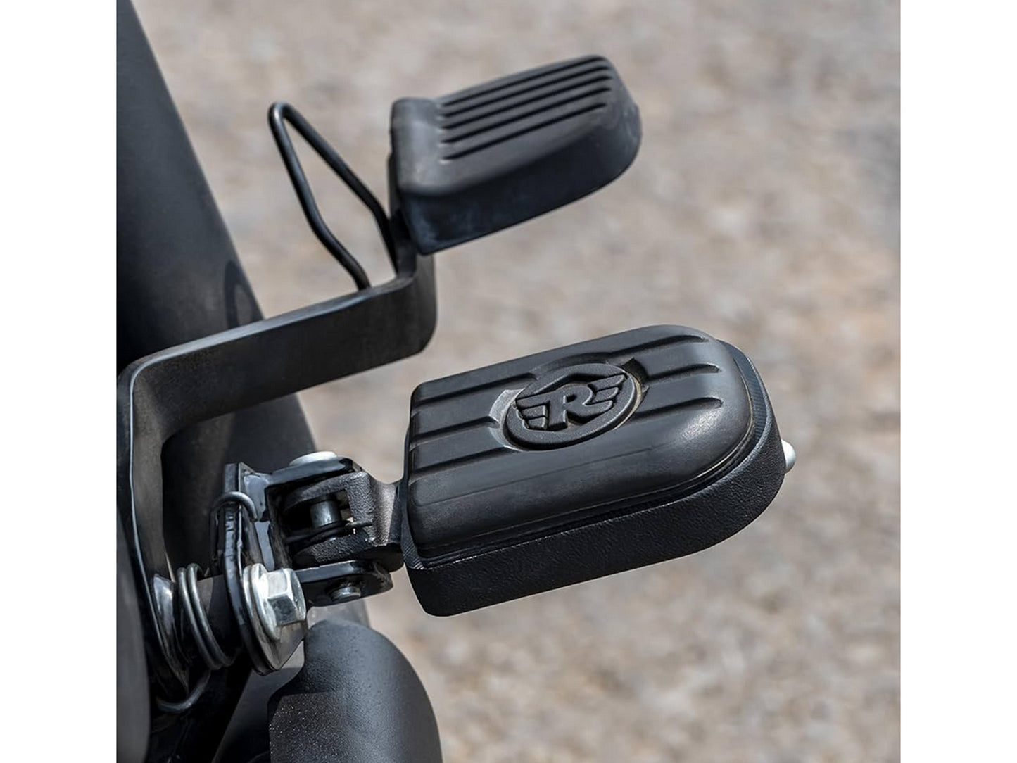 Genuine Royal Enfield Meteor 350 Rider Deluxe Footpegs Black KXA00031