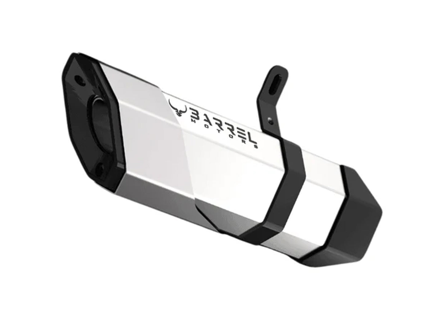 For Triumph Scrambler 400 X ROGUE 2.0 Exhaust Silencer Black & Silver