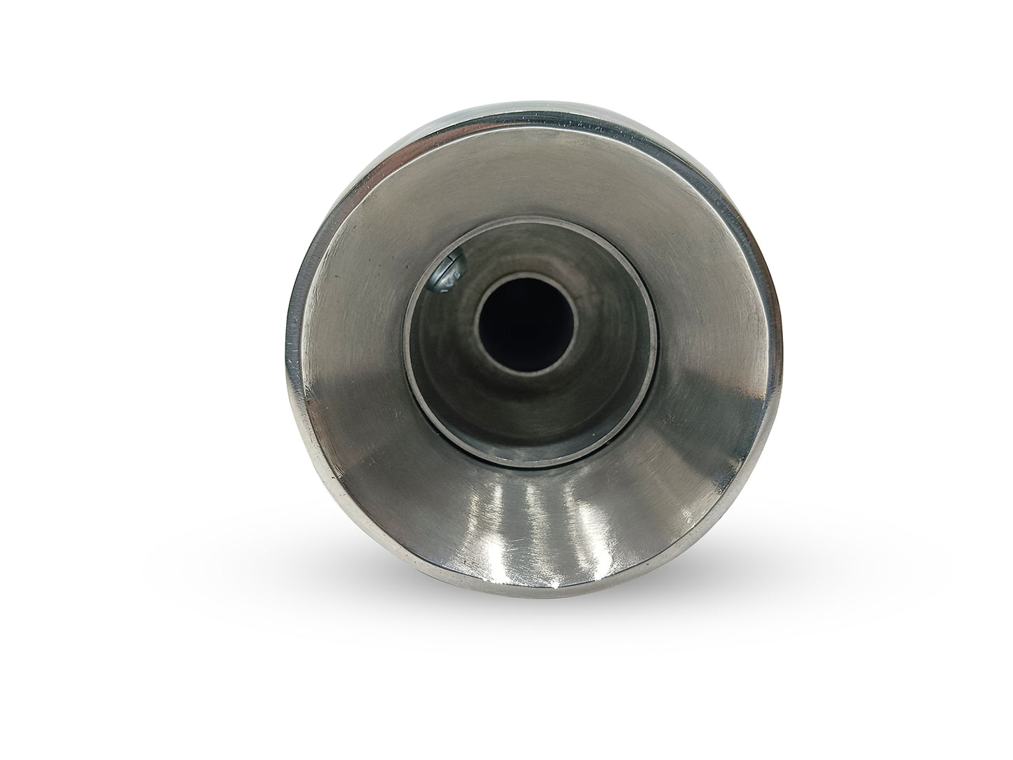 For Royal Enfield Meteor 350 Silver Stallion Exhaust Silencer, Polished