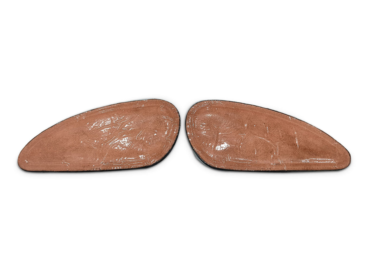 For Royal Enfield Bear 650 Leather Tank Knee Pad Black D1