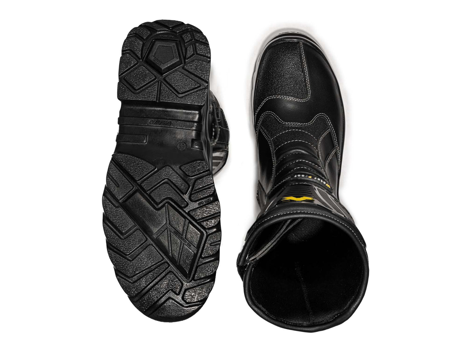 For Royal Enfield Genuine Orazo IBIS Sport Riding Motorcycle Leather Boots Black