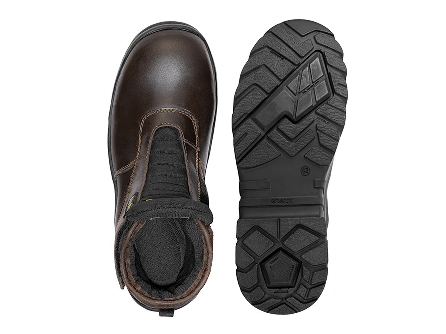 For Royal Enfield Genuine Orazo PICUS Trail Riding Motorcycle Leather Boots Cocoa