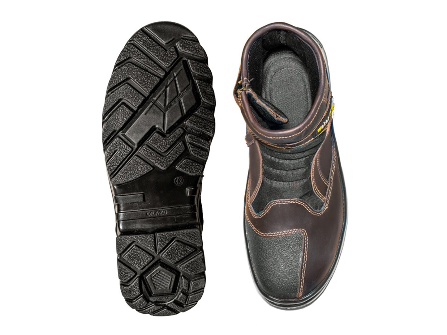For Royal Enfield Genuine Orazo PICUS Sport Riding Motorcycle Leather Boots Cocoa
