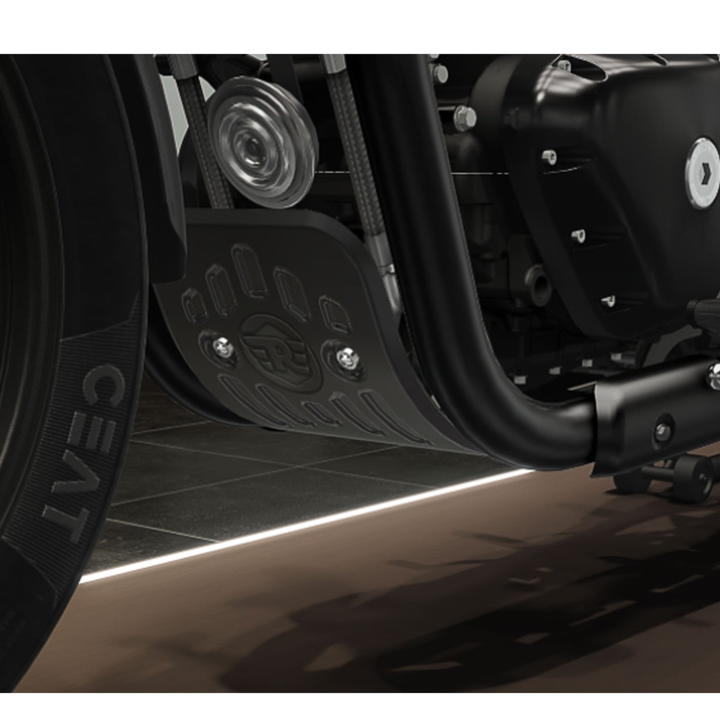 Royal Enfield Shotgun 650 Sumpguard, Black KXA00299
