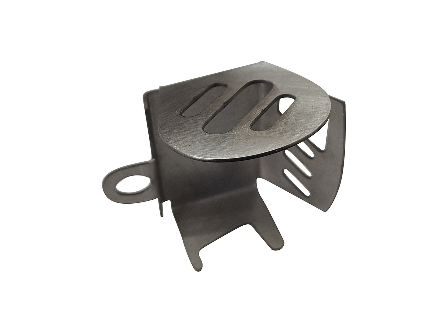 For Royal Enfield Hunter 350 Stainless Steel Oil Container Guard Silver
