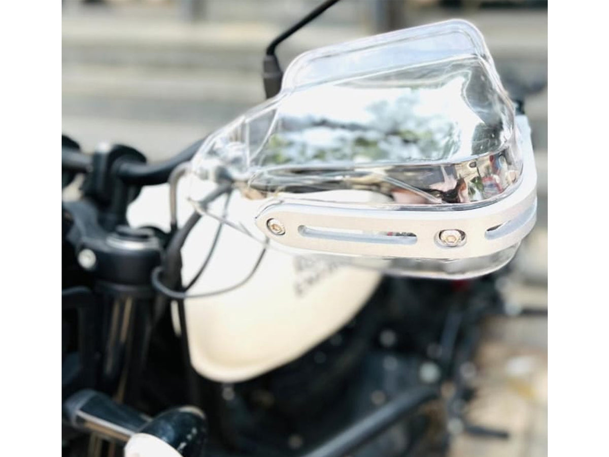 For Royal Enfield Hunter 350 Transparent Style Hand Guard Kit