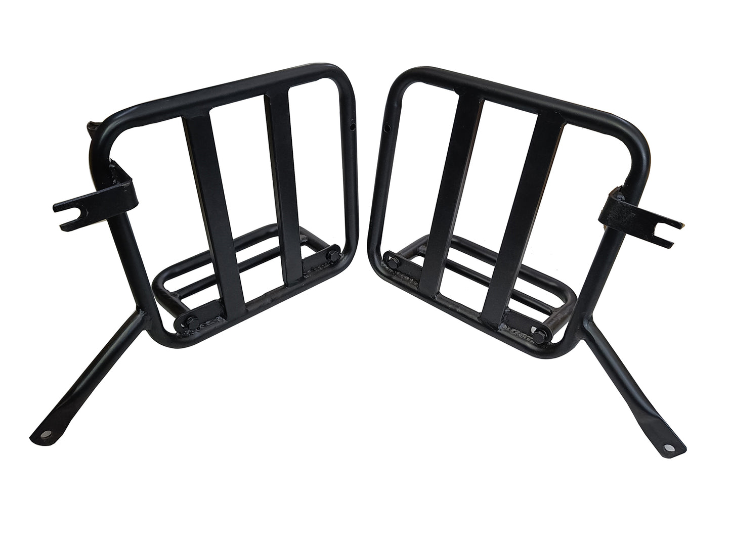 For Royal Enfield Hunter 350 Leather Pannier Bags & Mounting D9