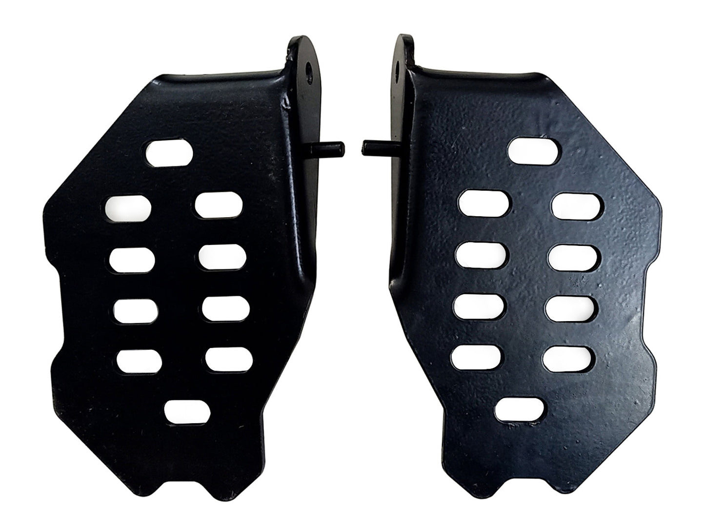 For Royal Enfield GT & Interceptor 650 Rear Pillion Footrest Pair Black D1