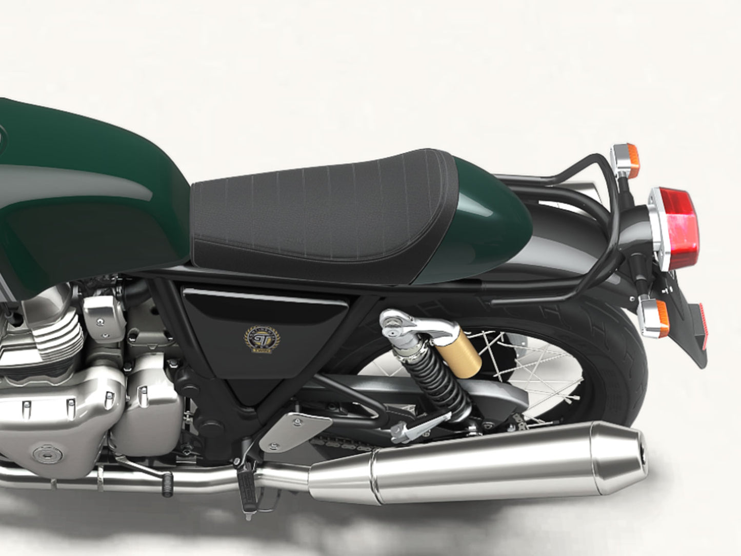 Genuine Royal Enfield GT & Interceptor 650 Single Touring Seat Green Cowl