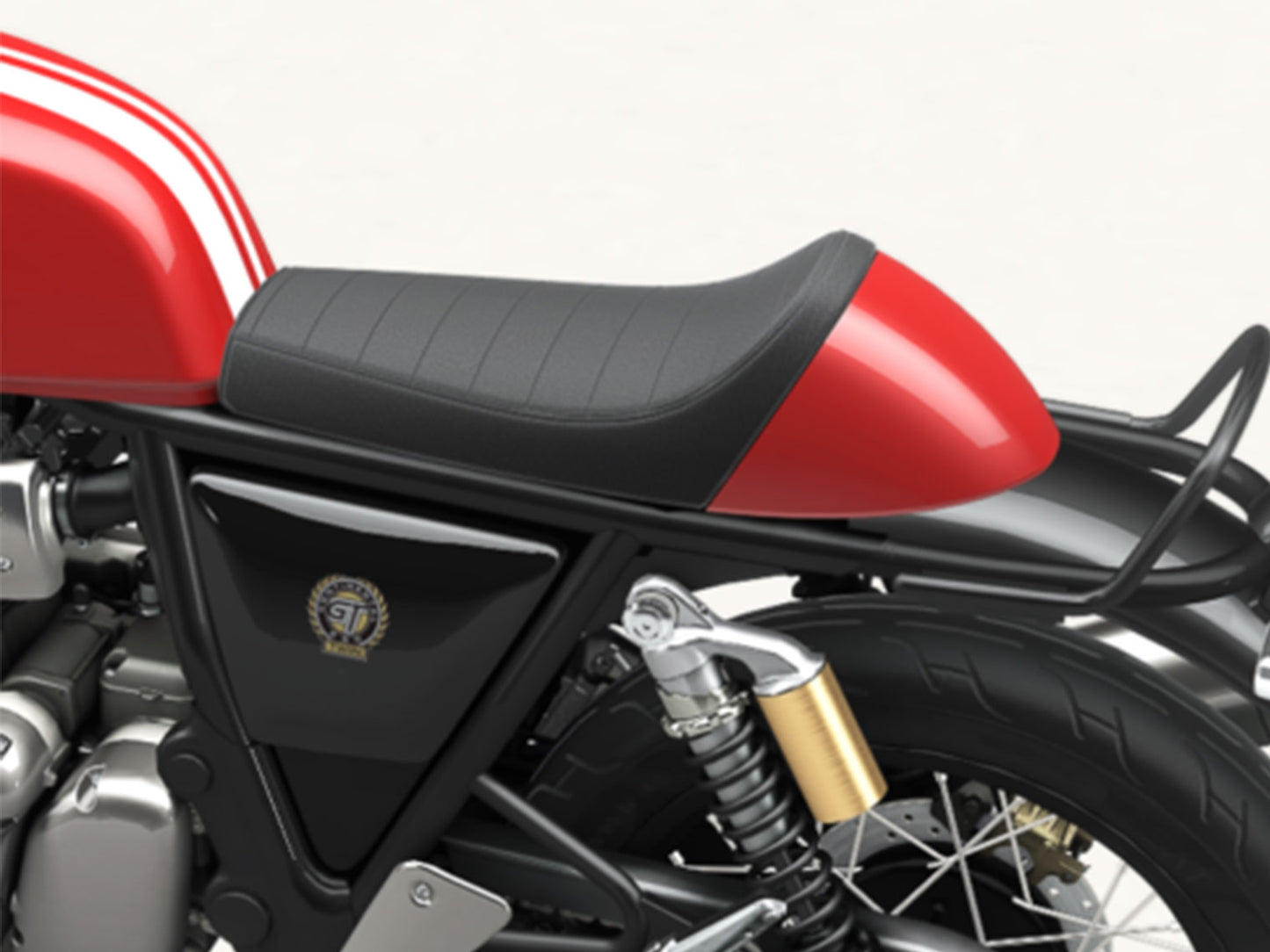 Genuine Royal Enfield GT & Interceptor 650 Single Touring Seat Red Cowl