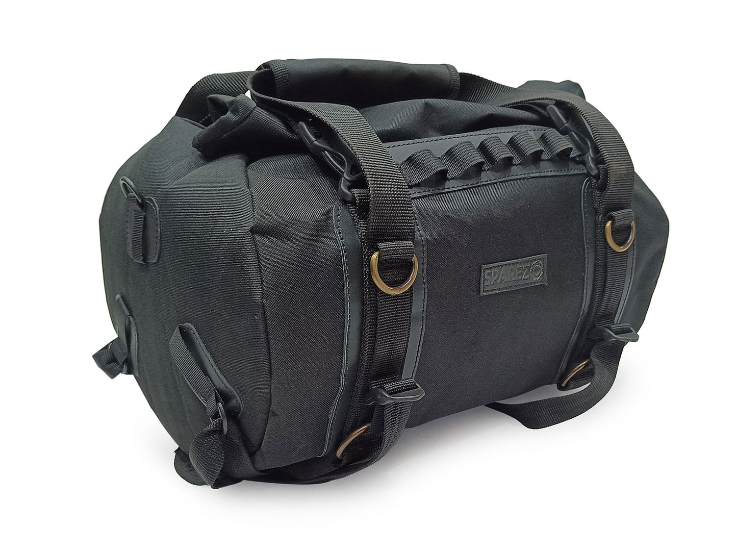 For Royal Enfield New Himalayan 450 Canvas Trail Bags Brown And Rear Duffle Bag