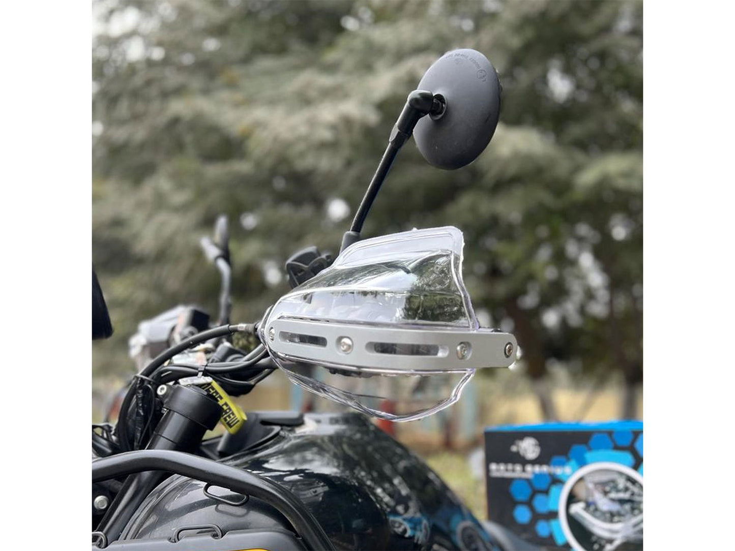 For Royal Enfield Scram & Himalayan 411 Transparent Hand Guard Kit