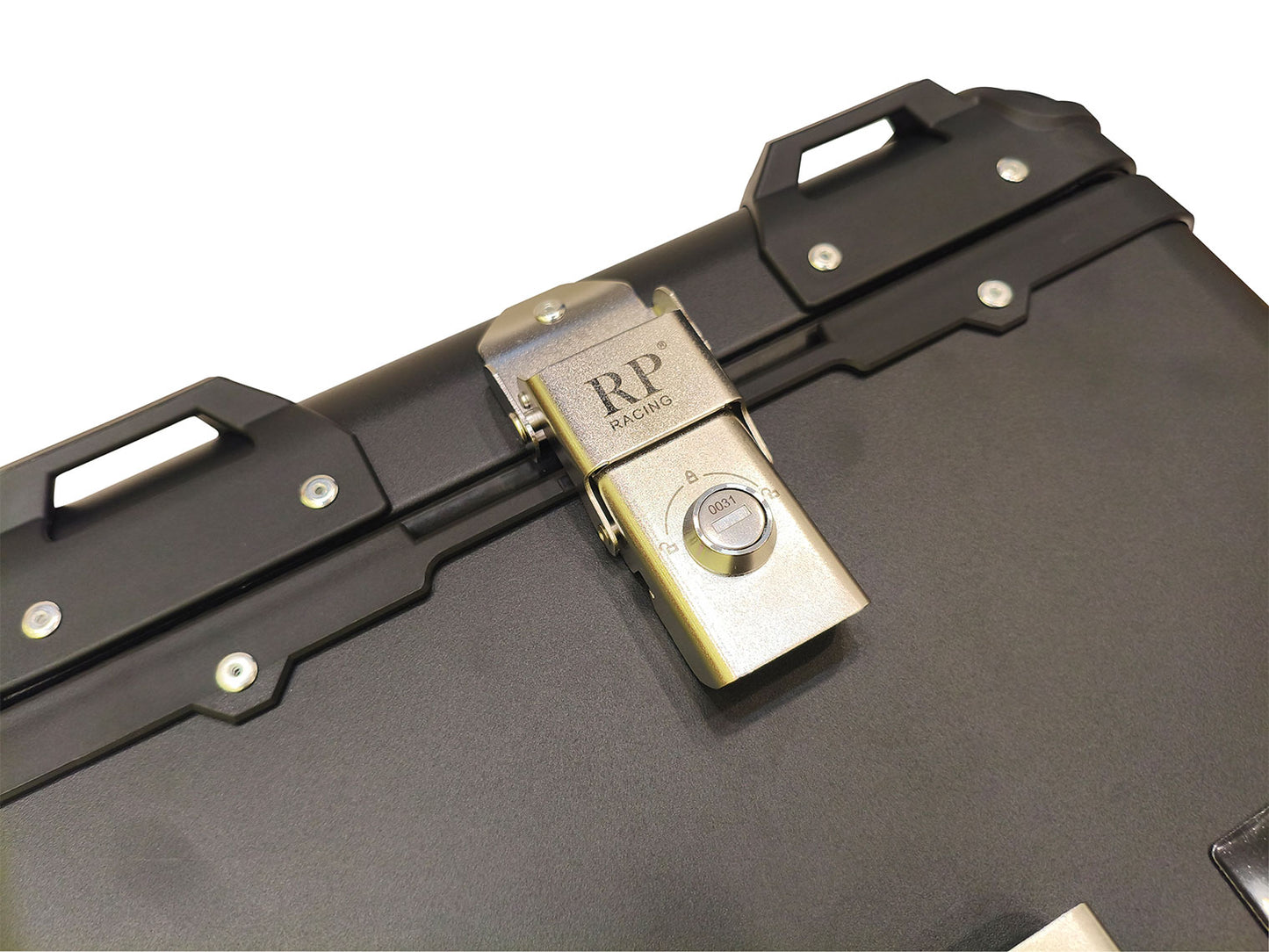 For Royal Enfield Himalayan 411 Aluminum Pannier Top Box Black D2
