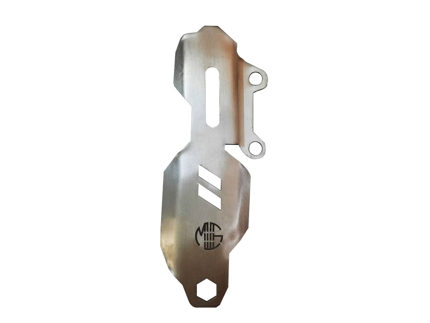 For Royal Enfield Scram 411 Rear Master Cylinder Guard, Silver