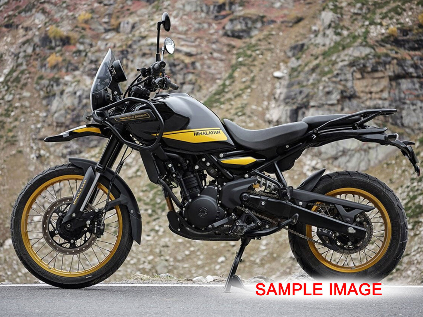 For Royal Enfield Himalayan 450 Rear Luggage Rack Black
