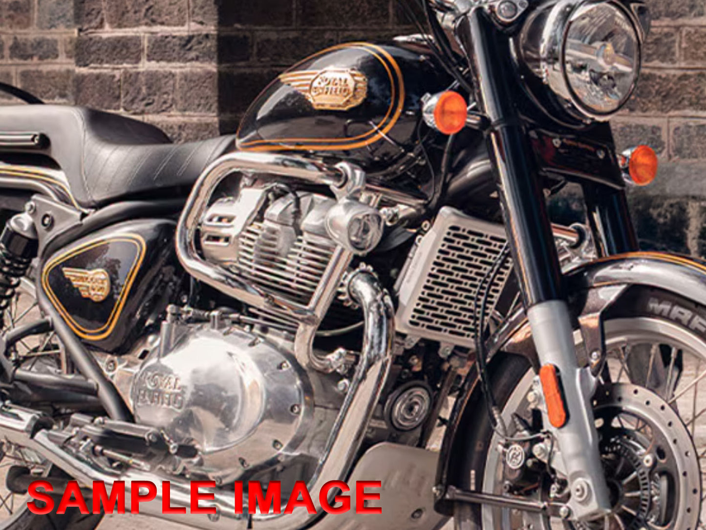 Genuine Royal Enfield Bullet 650 Airfly Evo Engine Guard Black KXA00340