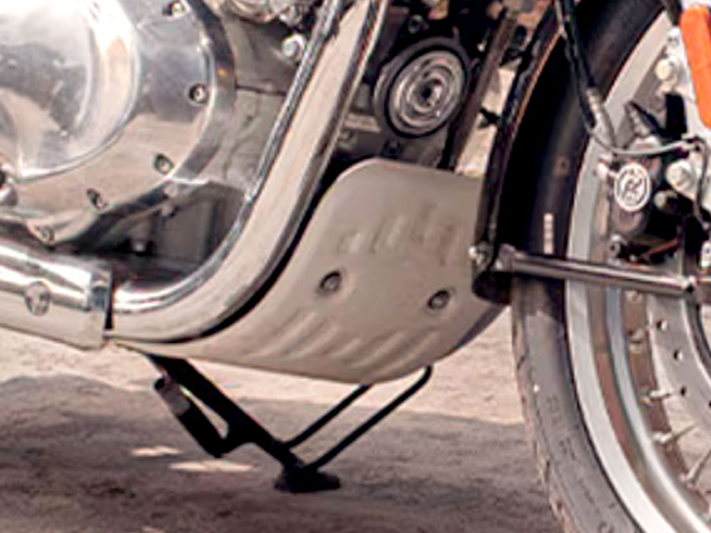 Genuine Royal Enfield Bullet 650 Sumpguard Sump Guard Silver KXA00289