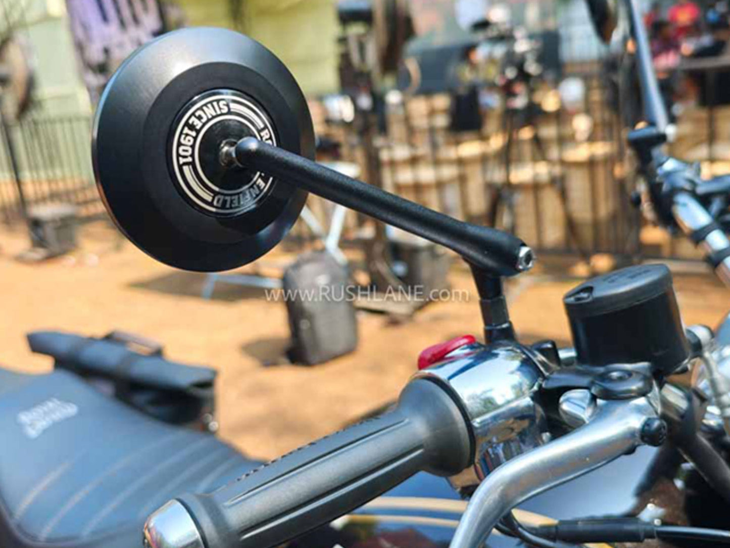 Genuine Royal Enfield Bullet 650 Touring Mirror Black KXA00435