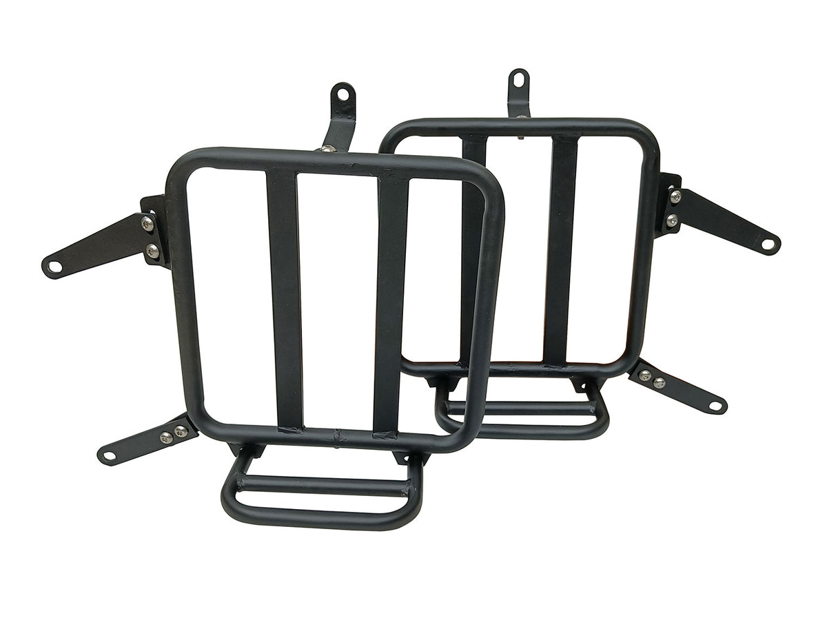 For Royal Enfield Classic 650 Seats And Pannier Bags With Mounting Antique Brown