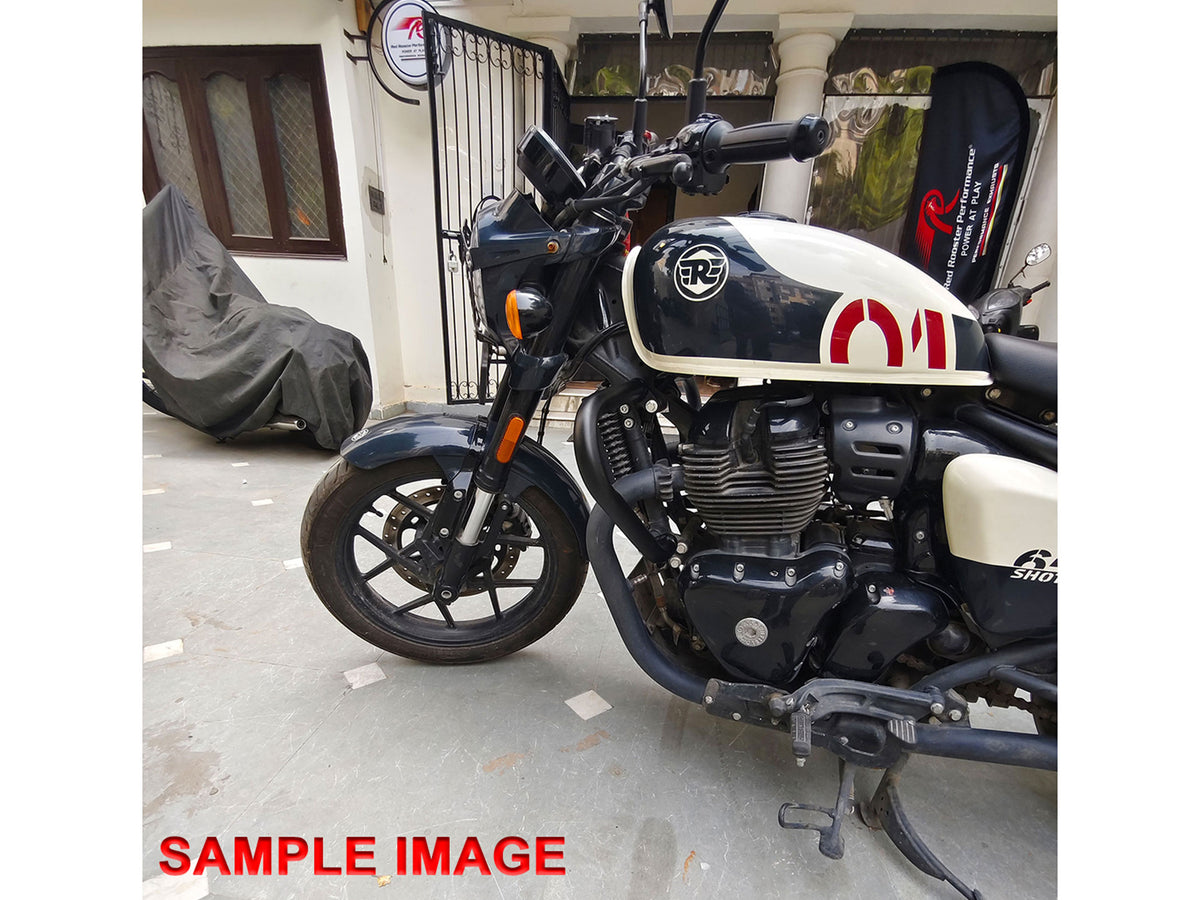 For Royal Enfield Classic 650 Mini Trapezium Engine Guard Black