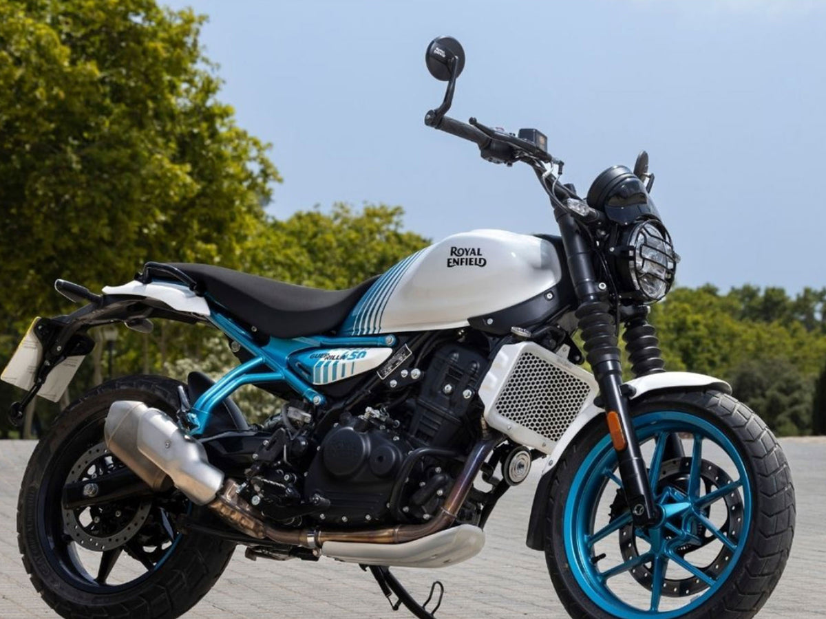 Genuine Royal Enfield Guerrilla 450 Brava Blue Fuel Petrol Gas Tank