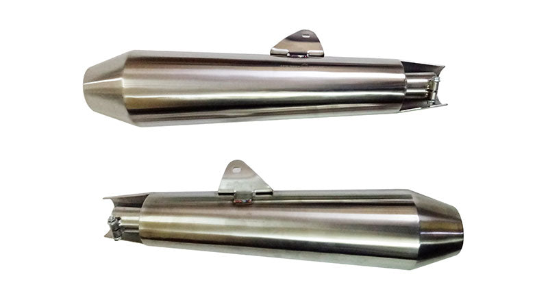 Royal Enfield Interceptor 650cc S S AEW Exhaust Silencer Pair TE 102