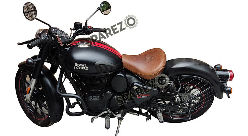 Royal Enfield New Classic Reborn 350cc Front Genuine Leather Low Rider Seat