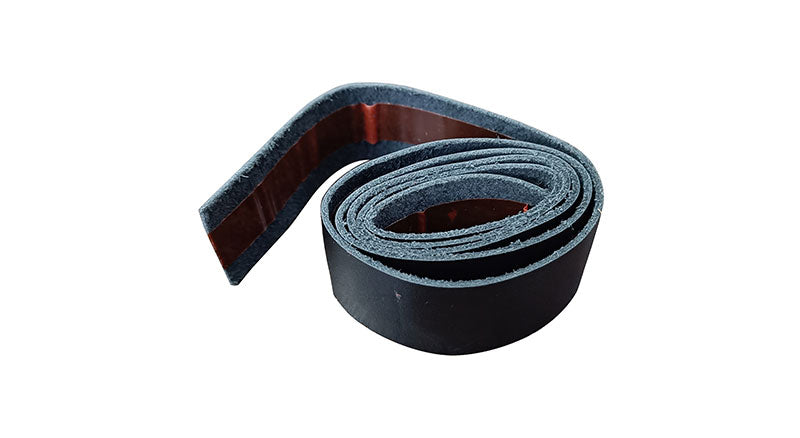 Royal Enfield GT and Interceptor 650 RH-LH Grip Leather Wrap Pair Black