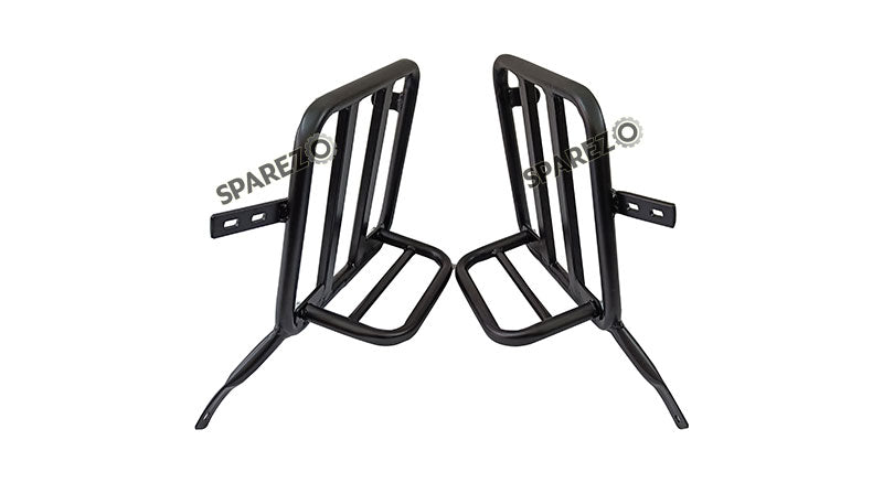 Royal Enfield Super Meteor 650 Pannier Mounting and Rear Backrest With Rack