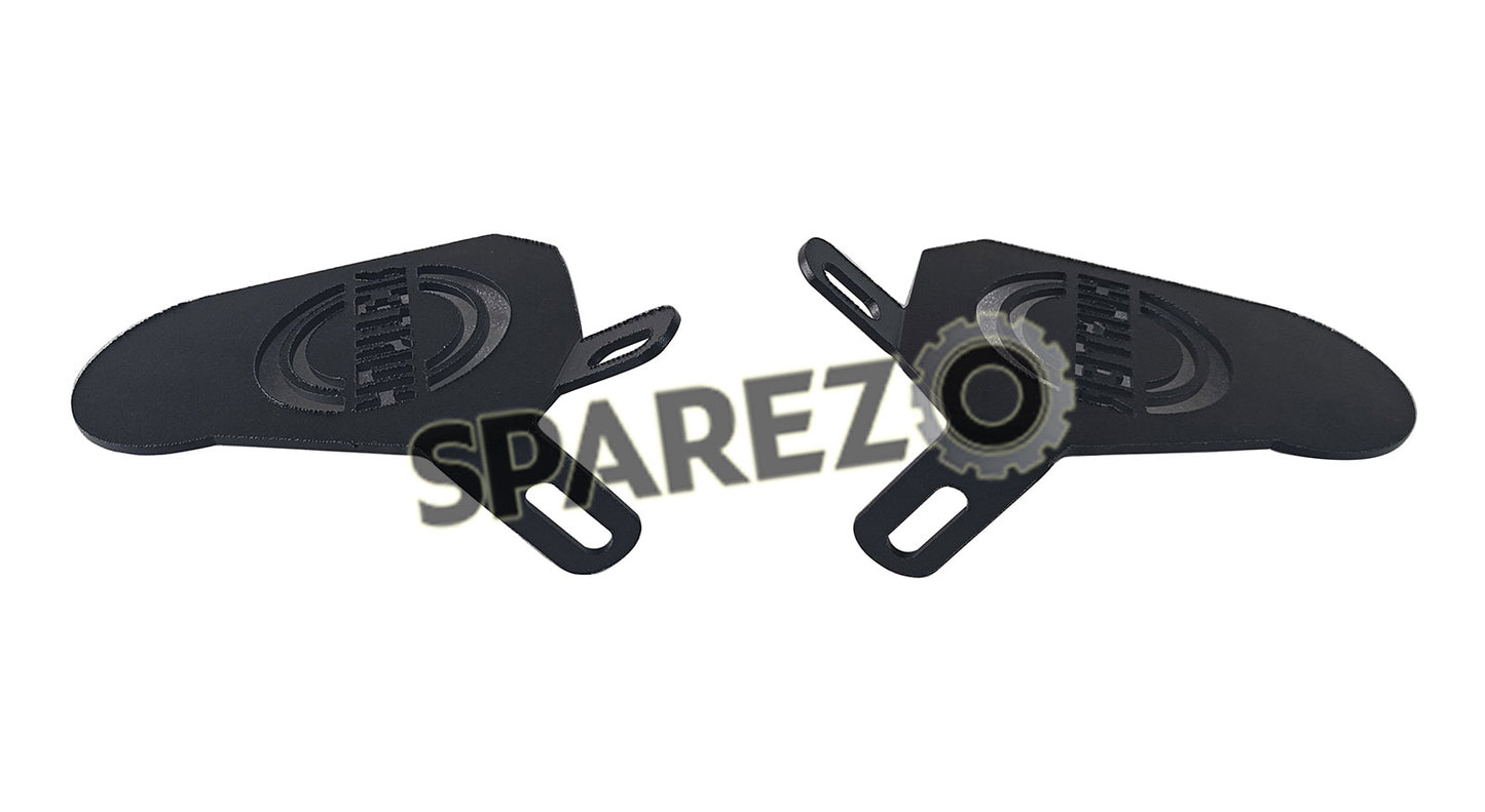 Royal Enfield Hunter 350 Rear Pillion Footrest Extender Black