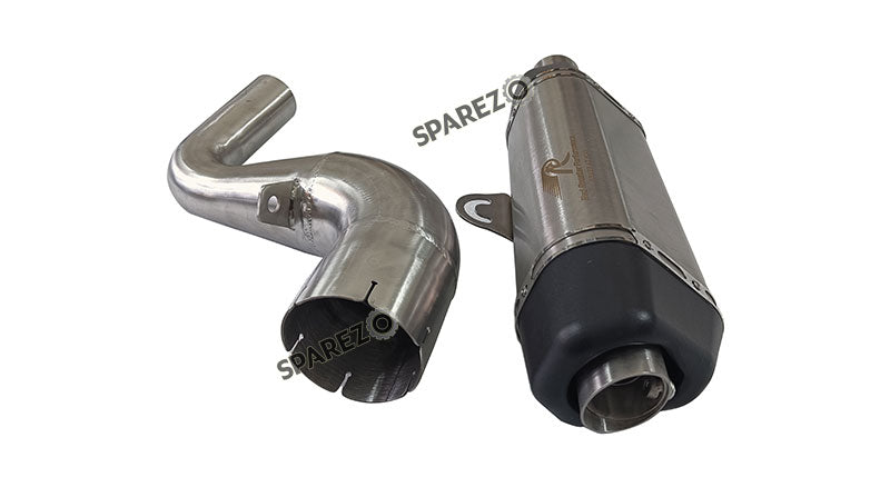 Fit for KTM Adventure 390 Red Rooster Exhaust Silencer with Bend Pipe