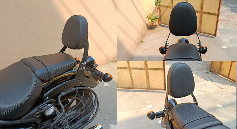 Royal Enfield Super Meteor 650 Rear Back Rest Black