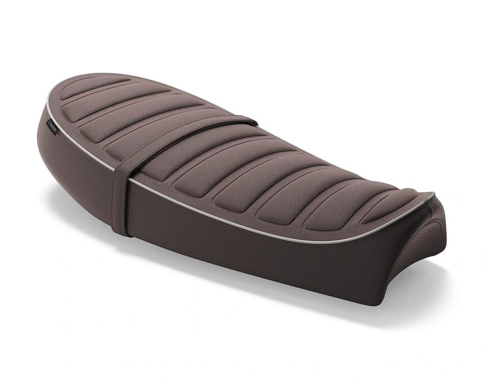 Genuine Royal Enfield Bear 650 Signature Scrambler Dual Seat, Brown 1990532
