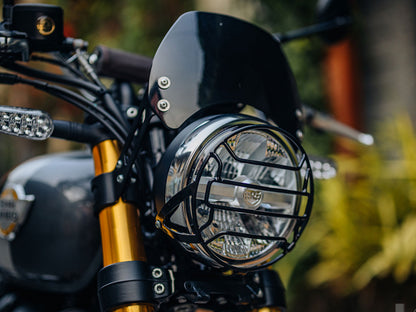 Genuine Royal Enfield Bear 650 Instrument Cowl, Black Painted 1990530