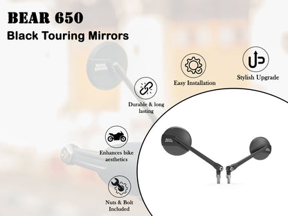Genuine Royal Enfield Bear 650 Touring Mirror Black KXA00435
