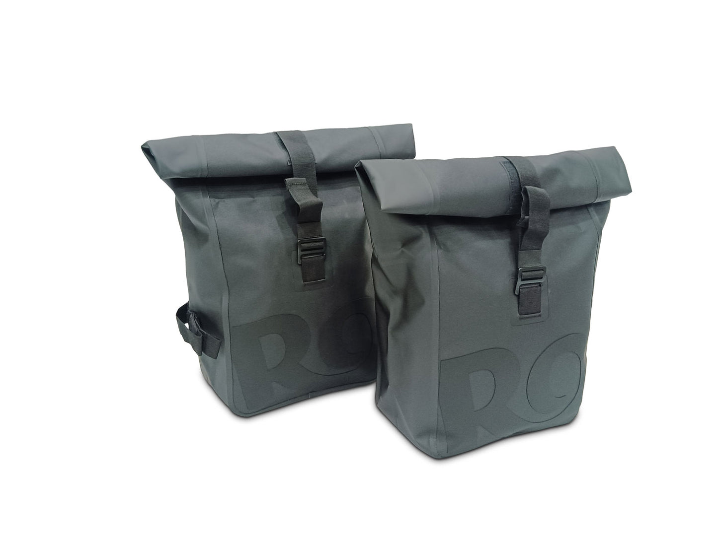Genuine Royal Enfield Shotgun 650 Pannier Rails With Modern Soft Panniers Black
