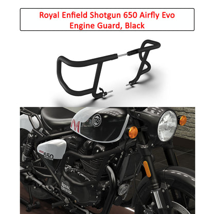 Genuine Royal Enfield Shotgun 650 Airfly Evo Engine Guard, Black  KXA00340