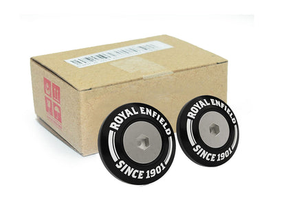 Genuine Royal Enfield Bear 650 Aluminum Suspension Finishers Black 1990445