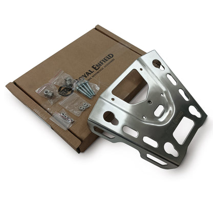 Genuine Royal Enfield Bear 650 Stainless Steel Top Box Mount Plate Silver 1990537