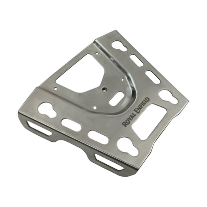 Genuine Royal Enfield Bear 650 Stainless Steel Top Box Mount Plate Silver 1990537