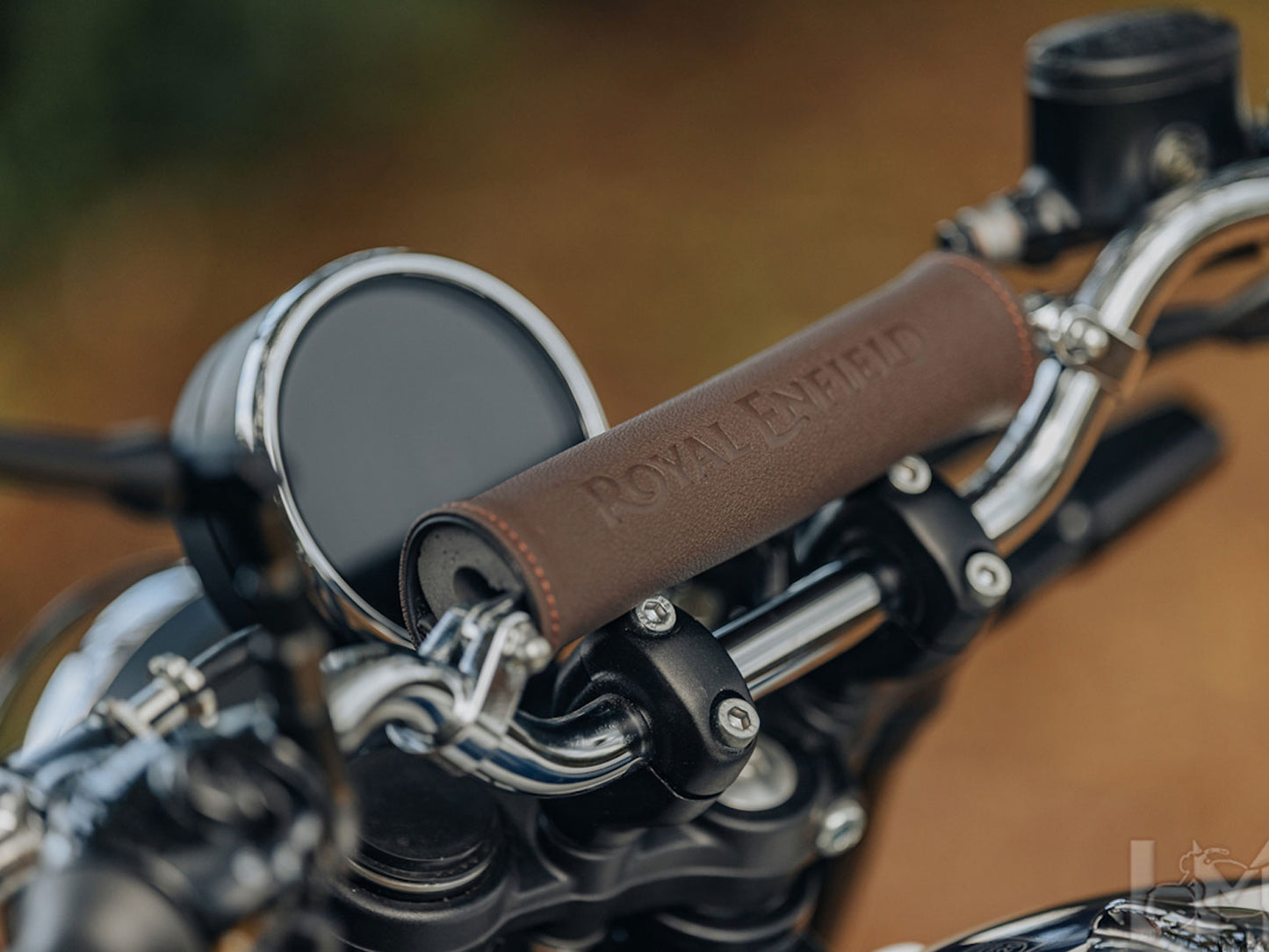 Genuine Royal Enfield Bear 650 Handlebar Brace Pad Brown 1990538