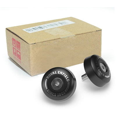 Genuine Royal Enfield Bear 650 Aluminum Bar End Finisher Black KXA00271