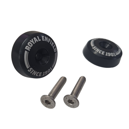 Genuine Royal Enfield Shotgun 650 Bar End finisher Kit Black KXA00271