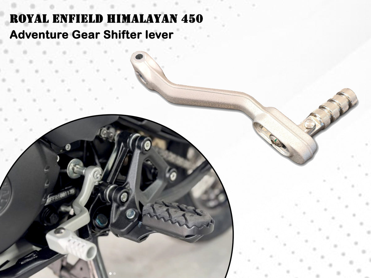 Genuine Royal Enfield Himalayan 450 Rally Gear Shifter Lever Silver