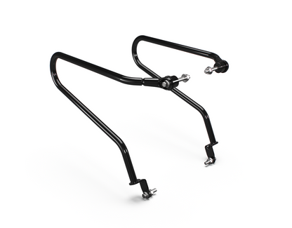 Genuine Royal Enfield Bear 650 Soft Pannier Rails, Black 1990524