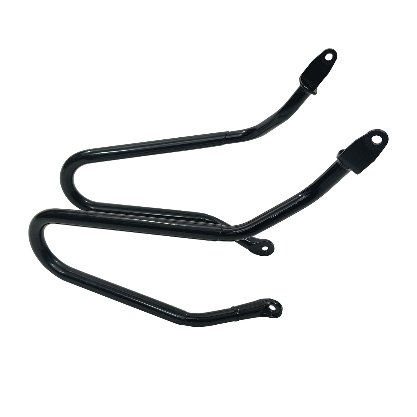 Genuine Royal Enfield Bear 650 Soft Pannier Rails, Black 1990524