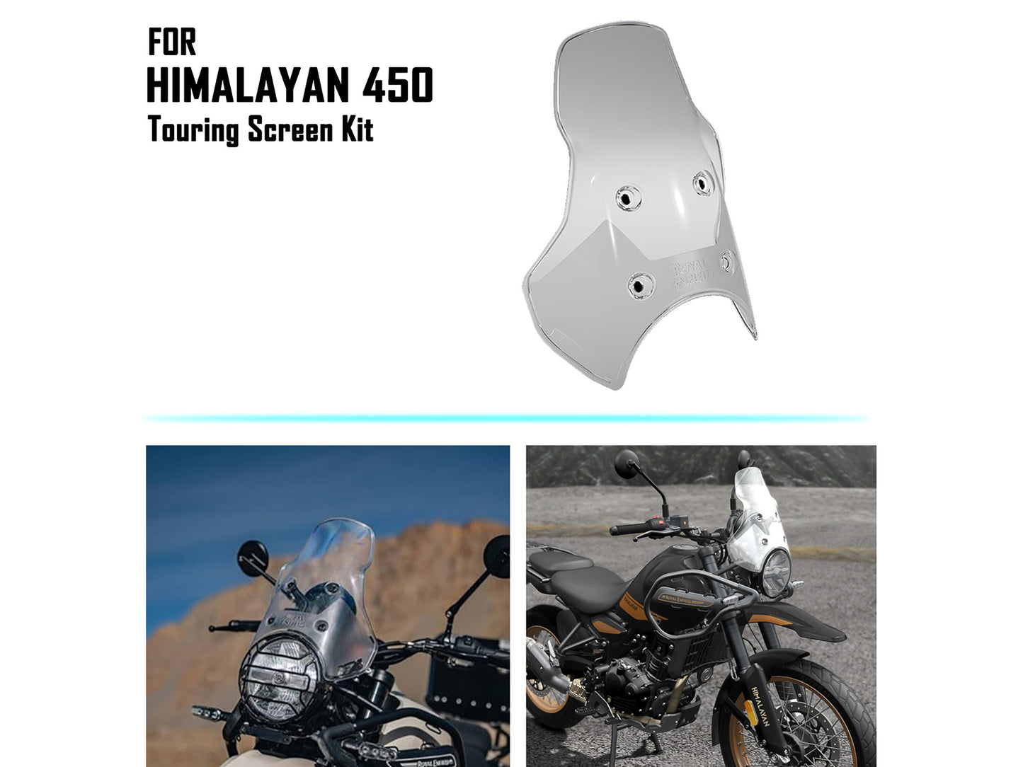 Genuine Royal Enfield Himalayan 450 Adventure Touring Screen Kit KXA00425